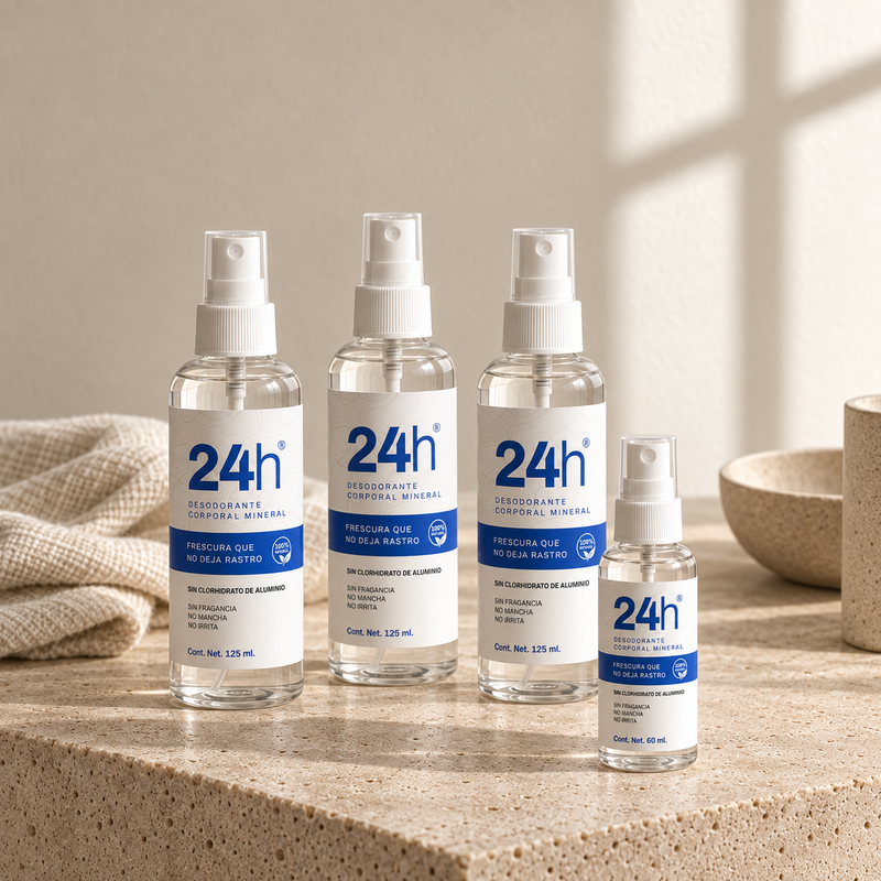 24h Práctico —  (3×125ml + 60ml)